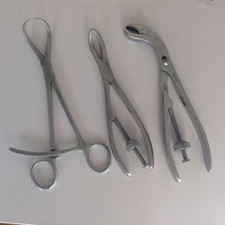 3 Pcs Bone Reduction Forceps Bone Holding Forceps kit orthopedics Instruments