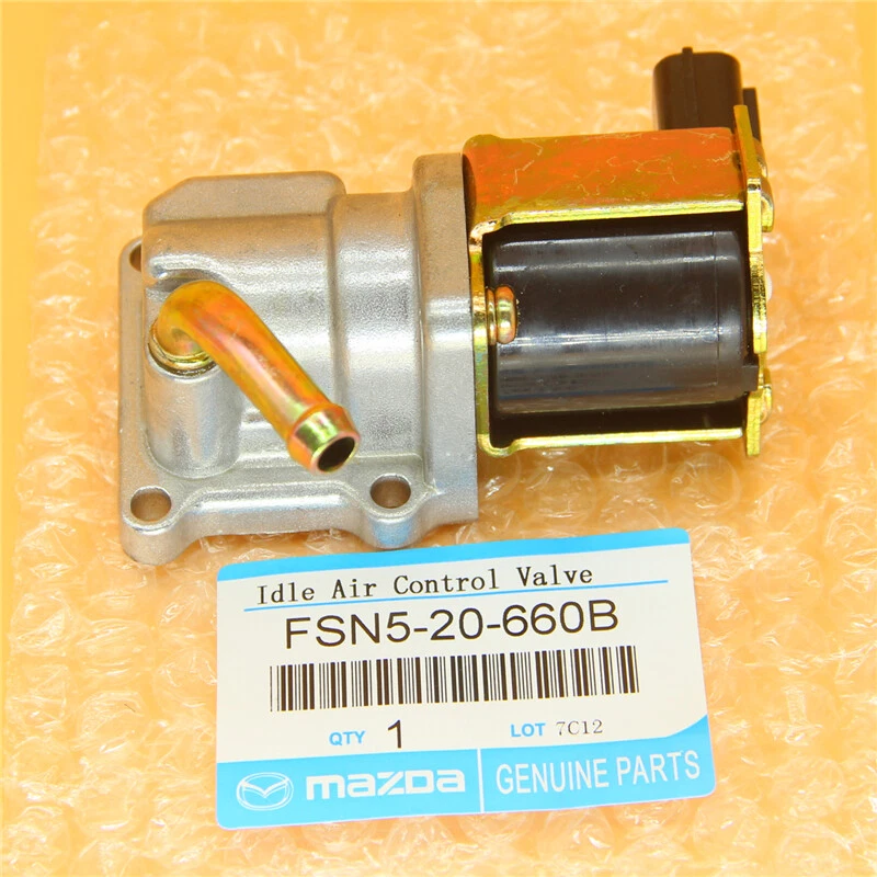 Válvula de control de aire de ralentí de 2 pines IACV FSN52-660B para Mazda 626 Protege 1998-03 Foto 3 de 4