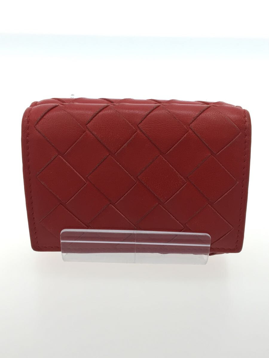 Bottega Veneta Tri-fold wallet leather RED P01248473T