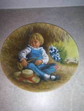 RECO 1980 Little Boy Blue Plate Mother Goose 2nd Series John McClelland