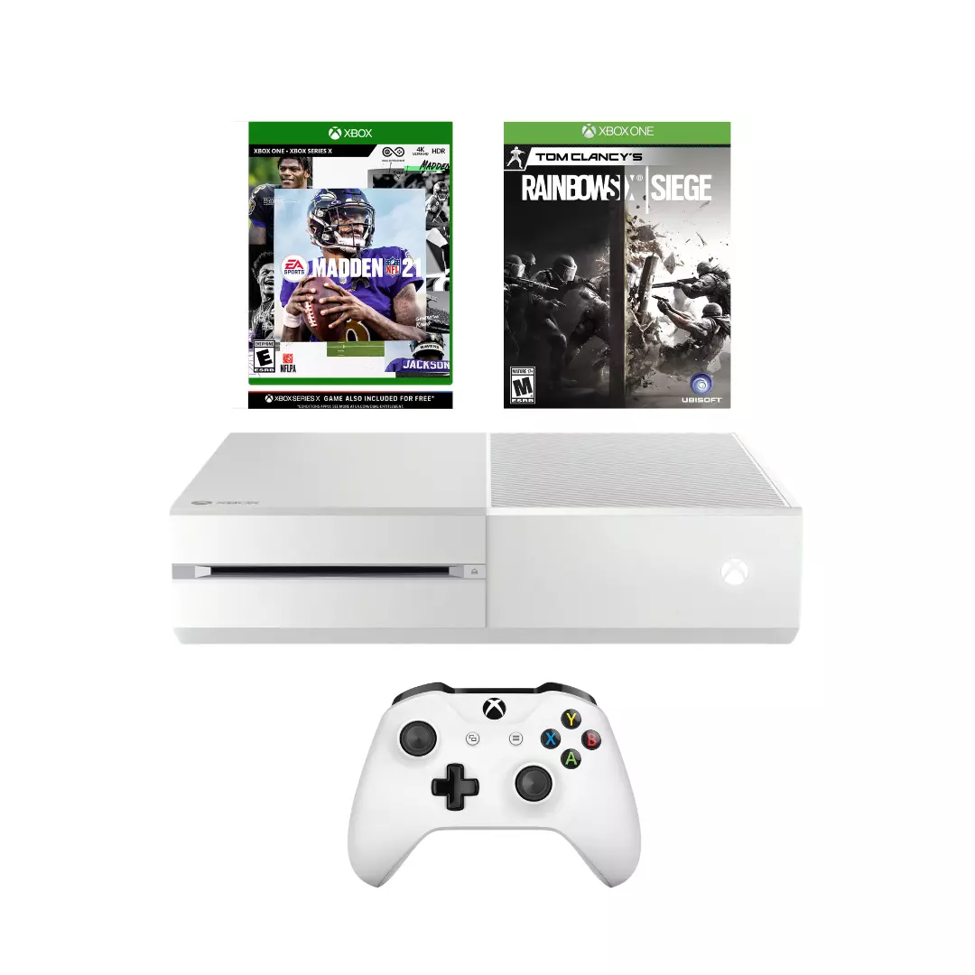 Buy the Microsoft Xbox One S 500GB Video Game Console Bundle White