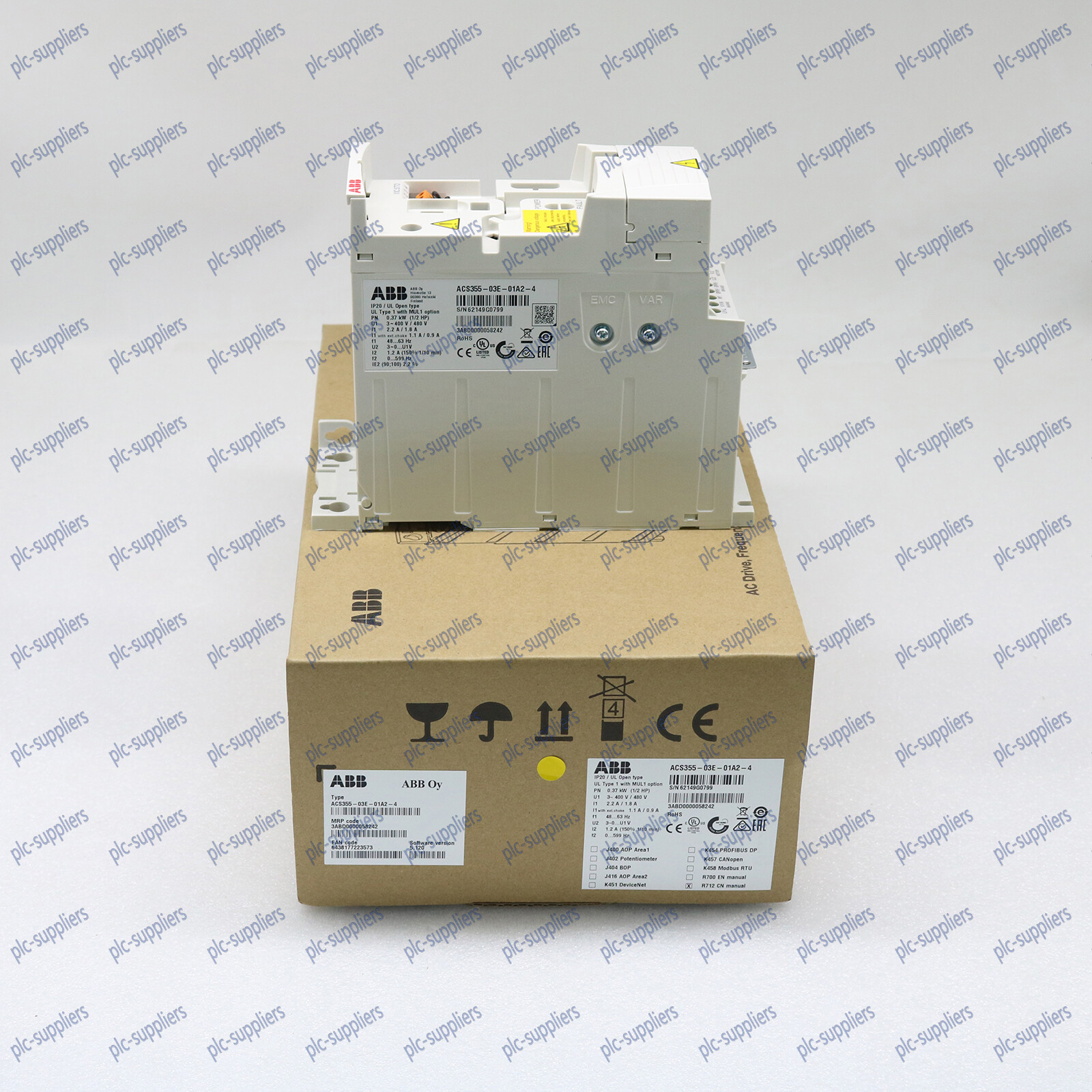 Variateur De Fréquence ABB ACS355-03E-23A1-4 - Neuf - Pour Moteurs Triphasés