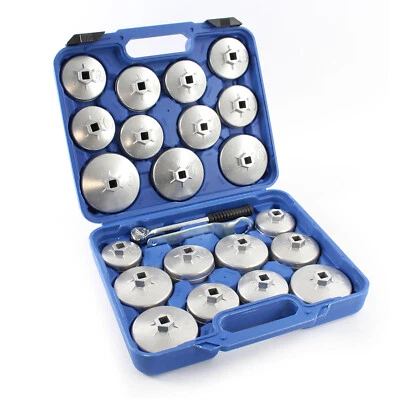 XPOtool 23-tlg. Alu Ölfilterkappen Satz Set Ölfilterwerkzeug Ölfilterschlüssel