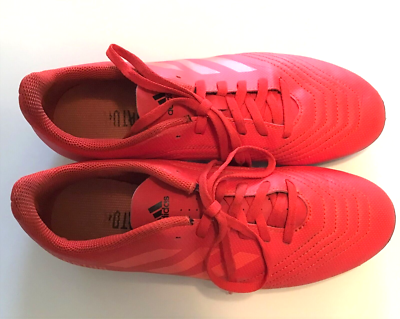 Adidas Predator Red Soccer Cleats/Sport Shoes/Sneakers Size 6 | eBay