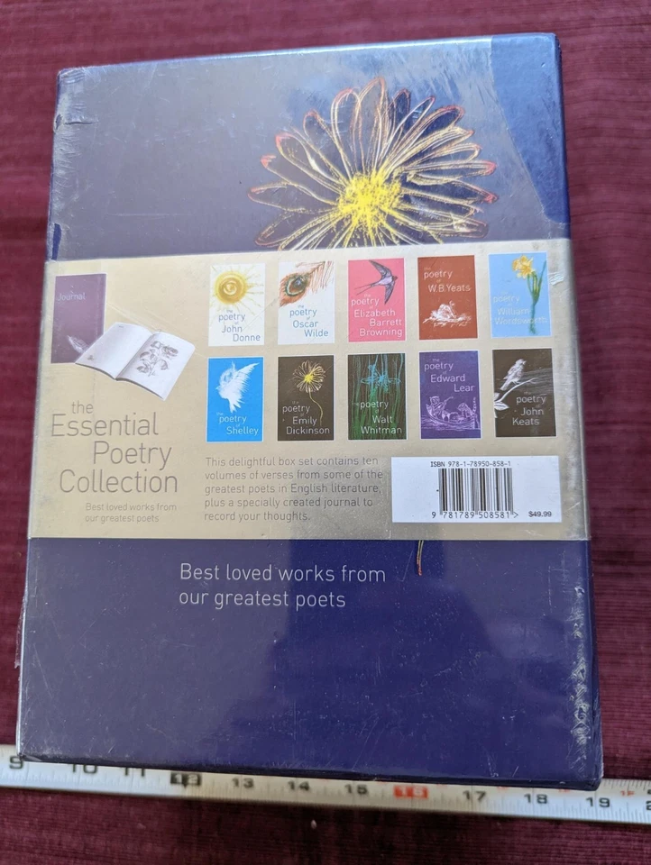 New THE ESSENTIAL POETRY COLLECTION 10 Book Set Donne Wilde Browning Yeats Lear - Image 4 of 4