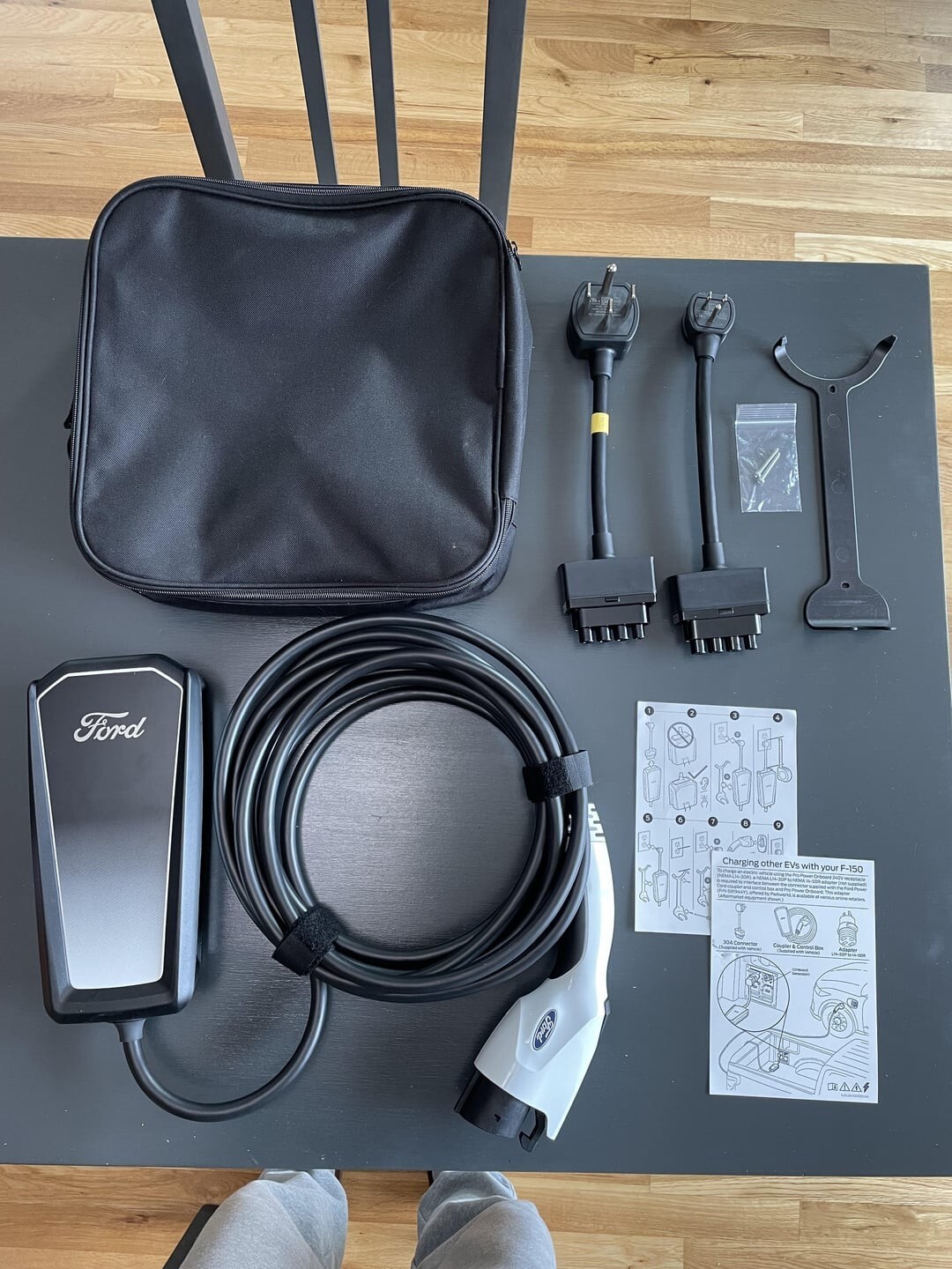 Ford MachE EV Charger 32 Amp Mach E Car charging cable w/ NEMA 515