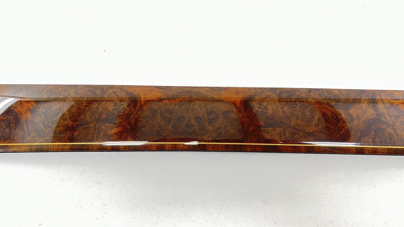 13-18 BENTLEY FLYING SPUR DRIVER LEFT REAR DOOR PANEL UPPER WOOD GRAIN TRIM OEM