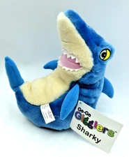 NEW Go-Go Gigglers Sharky Blue Shark Laughing Animated Shaking Plush Toy w Tags