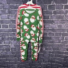 Just One You By Carters Size 7 Black Santa Pajama PJ 2-pc Pajama Sets