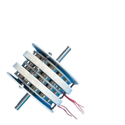 High Efficiency Miniature Double Layer Disc Type Ironless Core Generator