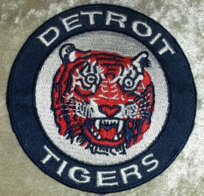 Detroit Tigers Round 3.5'' Iron /Sew On Embroidered Patch~ Free Tracking!