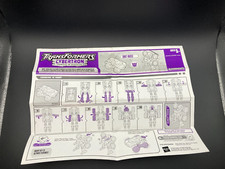 Dirt Boss Transformers Cybertron Robots in Disguise Instruction Sheet 2004