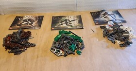 Lego Bionicle Lot Of 3 #(8588)#(8589)#(8587) Kurahk, Lerahk,Panrahk 