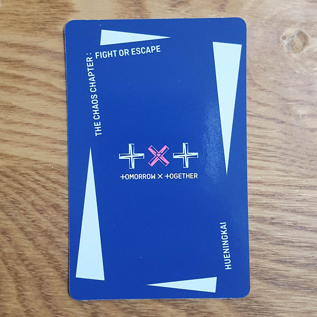 Hueningkai Official Photocard TXT The Chaos Chapter : Fight