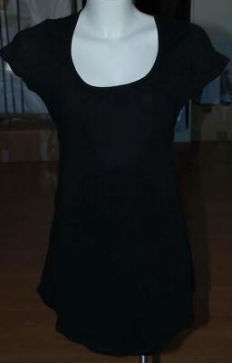 Umstands-Longshirt Tunika Umstandsshirt BELLYBUTTON  Gr. 36  schwarz  NEU