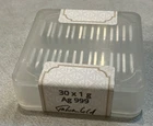 RARE 30 X 1 GRAM Geiger Edelmetalle .999 Fine Silver Bars in Original Mint Box