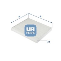 Innenraumfilter UFI 53.326.00 Partikelfilter FüR Jeep KL Cherokee VAN CRD 4X4