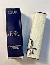 Christian Dior Dior Addict Couture Lipstick Case-Original White Canvas-Boxed New