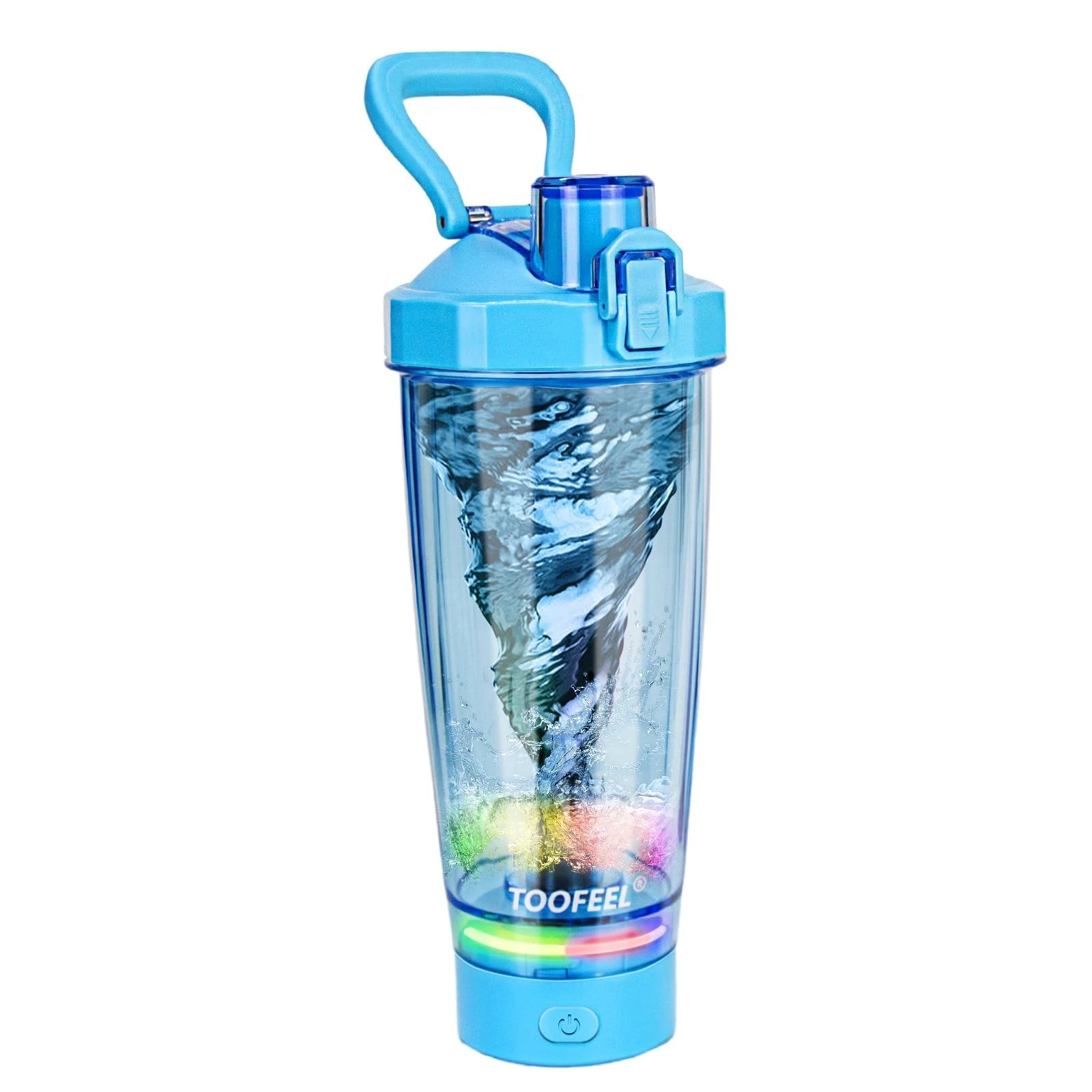 TOOFEEL Electric Protein Shaker - 20 oz USB 20 Ounces, Blue+Light Design
Opens in a new window or ta