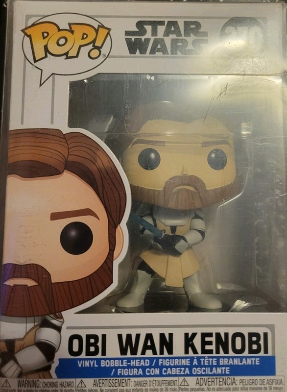 Funko Pop! Vinyl: Star Wars - Obi-Wan Kenobi #270 Ships With Protector 