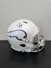 Justin Jefferson Signed Vikings Full Size Authentic Speed Helmet Beckett Witness