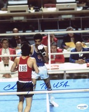 CHARLES MOONEY SIGNED AUTOGRAPH 8x10 PHOTO PICTURE ACOA BOXING USA OLYMPICS 1976