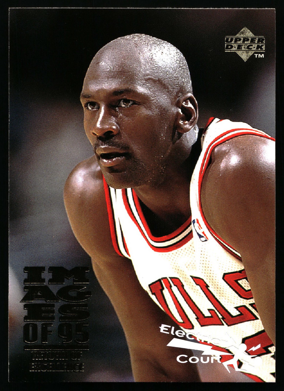 1995-96 Upper Deck #335 Michael Jordan SP Electric Court