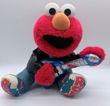 Vintage 1998 Rock N Roll Elmo Plays Guitar Music Sings TYCO- TESTED WORKS