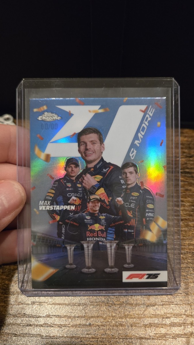 2025 Topps Chrome F1 Max Verstappen 4 & More Insert 4N-1 Red Bull