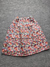 Miss Donna Skirt Girls Sz 14 Multicolor Textured Pattern A-Line Casual Apparel