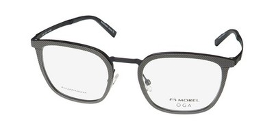 MOREL OGA 10146O ALUMINIUM LIGHTWEIGHT DURABLE CONTEMPORARY EYEGLASS FRAME MENS