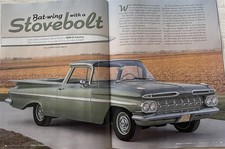 1959 Chevrolet El Camino 8 Pg Review Green