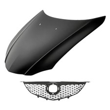 For Mazda 3 04-06 Replacement 2-piece Hood Panel Grille Standard Line