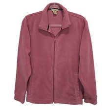 1268 Woolrich Full Zip Collared Fleece Jacket Sz.L Womens