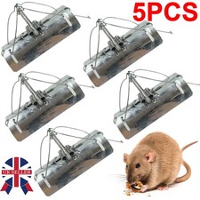 Pack of 5 Tunnel Mole Trap Quick Kill Control Repellent Mole Traps