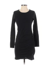 Wasabi + mint Women Black Casual Dress S