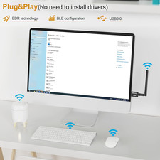 Long Range USB Bluetooth 5.3 Adapter for PC 328FT Wireless Win11/10/8.1 Support