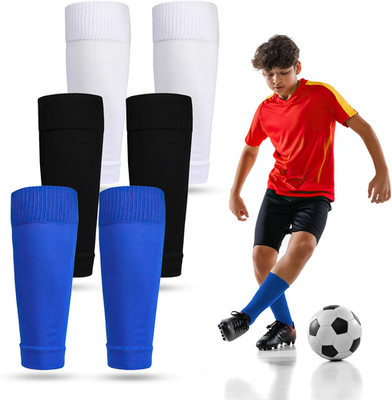 Fußball Stutzen Kinder Set 3 Paar Unisex Fußball Sleeves für Anfänger Jugendlich