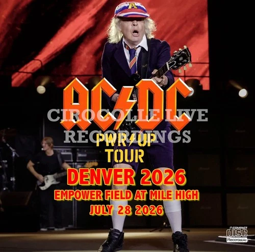AC/DC Denver, USA 2026 Angus Young Brian Johnson 2CD