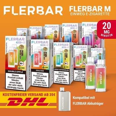 2er Pack Flerbar Pods - Alle Sorten | Fler bar E-Zigarette Prefilled Pods