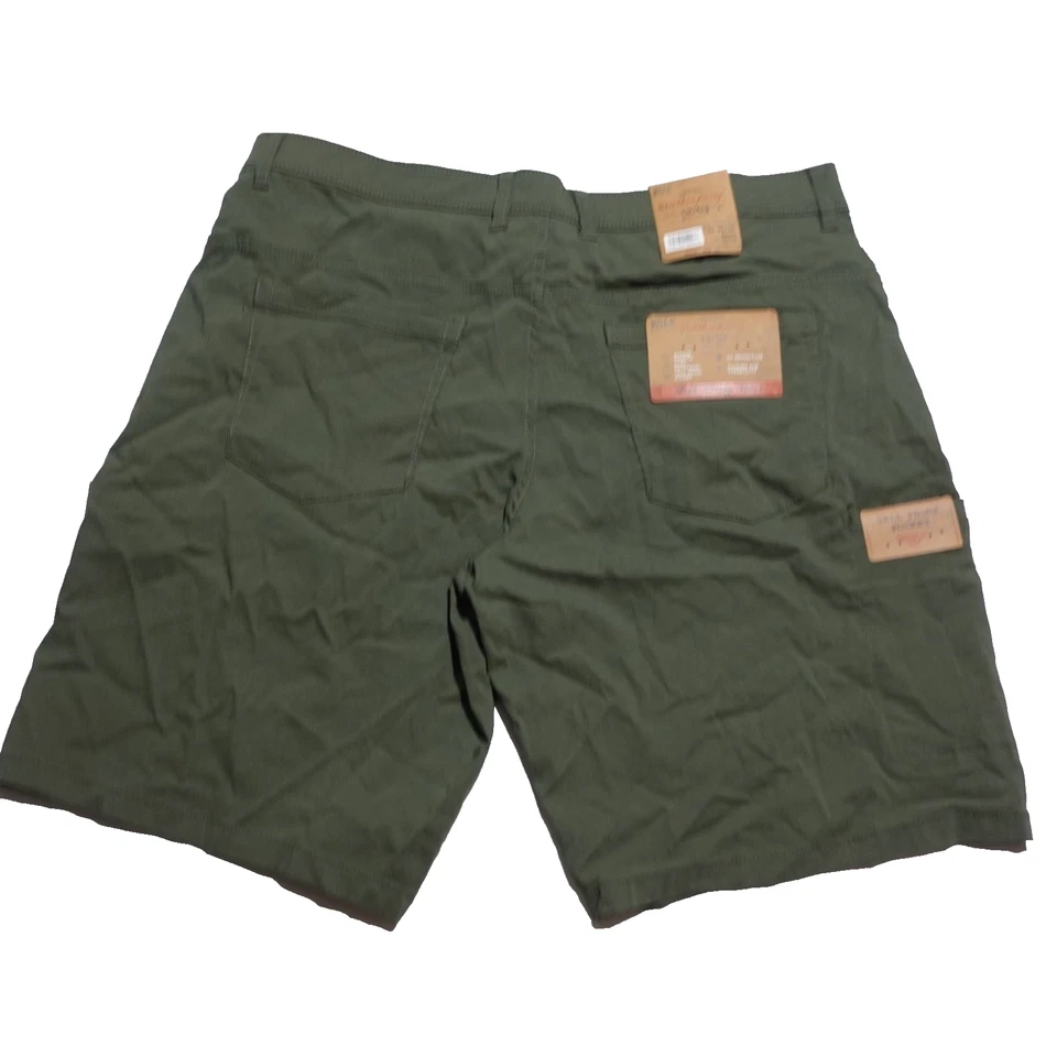 Pantalones Cortos Impermeable Para Hombre Talla 36 Verde Tecnología Utilidad Nuevos con Etiquetas Sólidos Al Aire Libre Foto 2 de 4