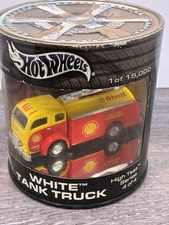 Oil Can Hot Wheels White Tank Truck Shell Logo High Test Series 1 Of 15000 Oil Can Hot Wheels White Tank Truck Shell Logo High Test Series 1 Of 15000