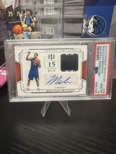 2019 NATIONAL TREASURES COLLEGE MAT SIG #76 MALCOLM BROGDON # 9/25