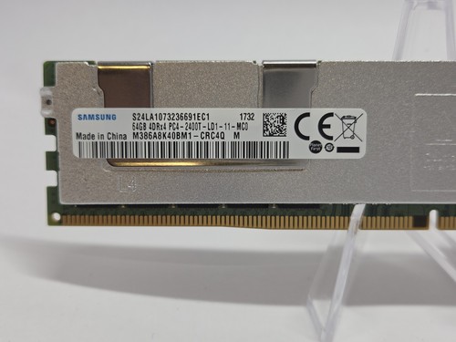 Samsung 64GB 4DRx4 PC4-2400T-LD1 M386A8K40BM1-CRC4Q Server Memory Module