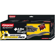 Carrera GO  Super Hump Slot Car Racetrack Extension Pack 1:43 Scale, For 6 