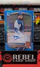 2025 Bowman Chrome - Mega Box Chrome Prospect Mojo Autographs Yovanny Rodriguez