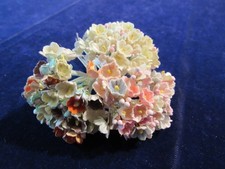 Vintage Millinery Flower Lot Forget Me Not Collection Pink Brown Pastels H5372