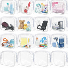 clear toiletry bags, cosmetic, travel, vacation, water resistant, PVC. trip,bach