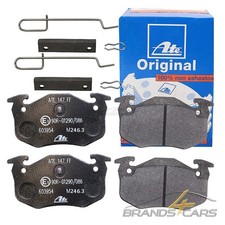 ATE SATZ BREMSBELÄGE BREMSKLÖTZE+ZUBEHÖR HINTEN FÜR PEUGEOT 206 STUFENHECK 1.6