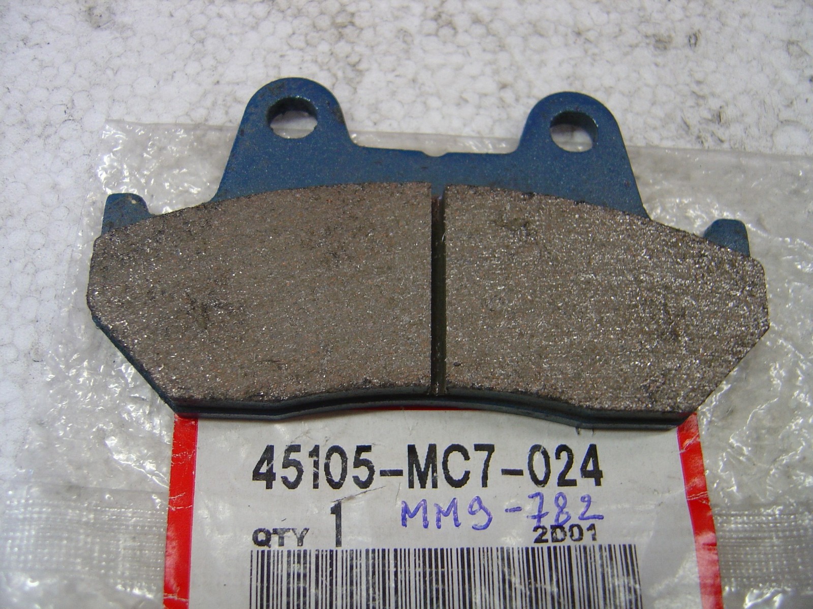 Plaquette de frein avant HONDA pour stopper les bruits et vibrations au freinage